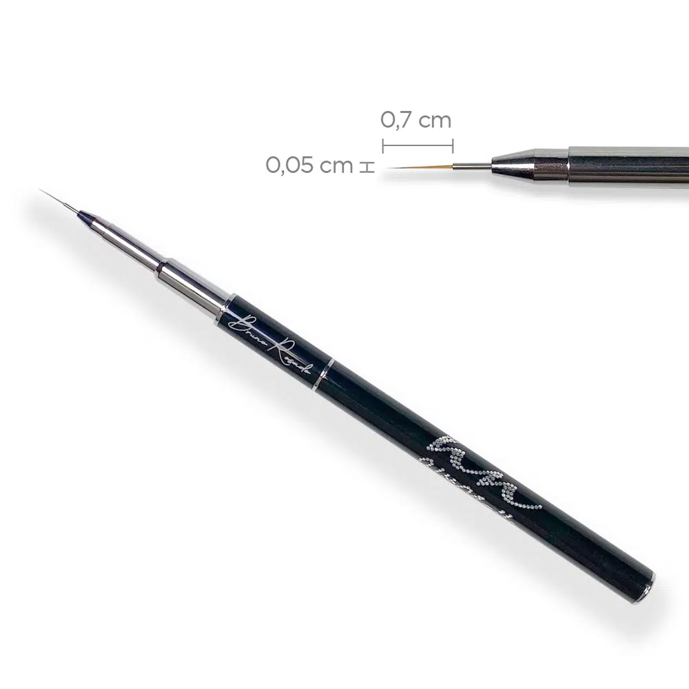 Pinceau Nail Art Extra Fin by Bruno avec Capuchon